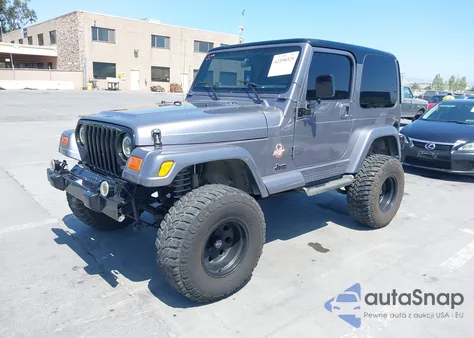 2000 Jeep Wrangler Sahara z USA, uszkodzony, nr VIN 1J4FA59S4YP737885
